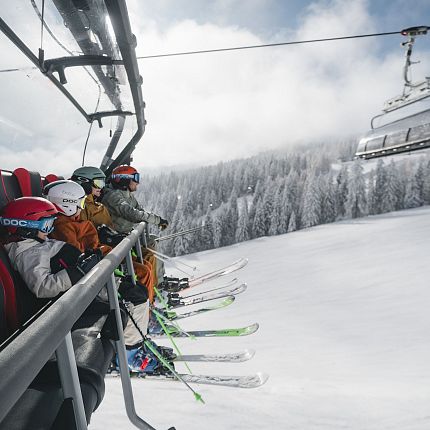 Liftfahrt Steinplatte Winklmoosalm