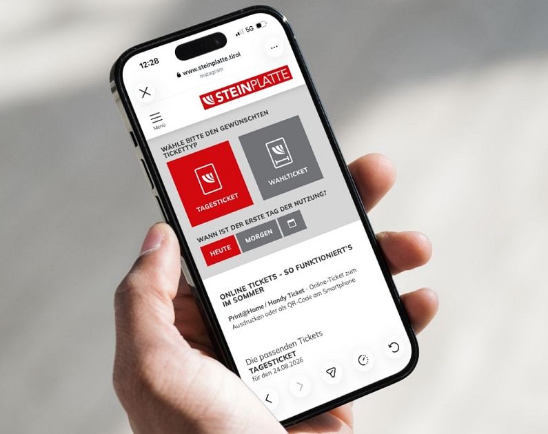 Online Ticketshop Steinplatte